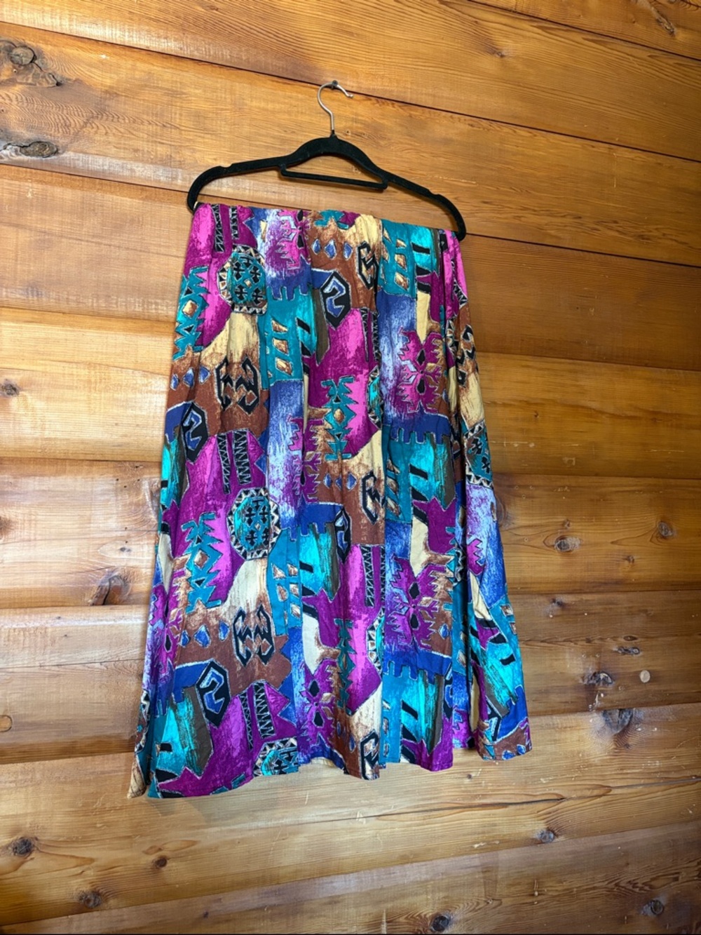 Y2K Cascais Eclectic L Elastic Waisted Skirt